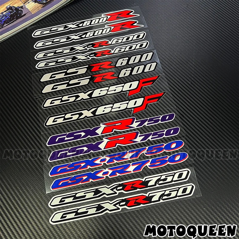 

Наклейки для мотоциклов GSR GSXR 750 600 150 GSX 650F 600R GSXR750 GSF1250: виниловые наклейки на бак и боковые элементы, гоночные декали