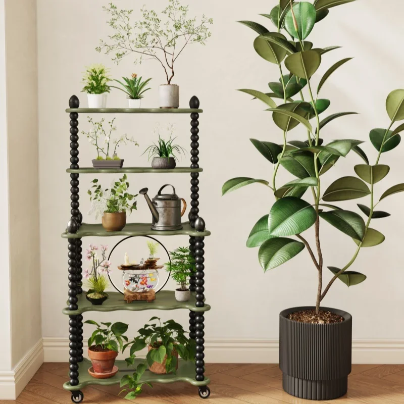 Shelves Indoor Plant Stand Shelving Garden Storage Holder Display Balcony Storage Shelf Ready for Assembly Furniture for Plants