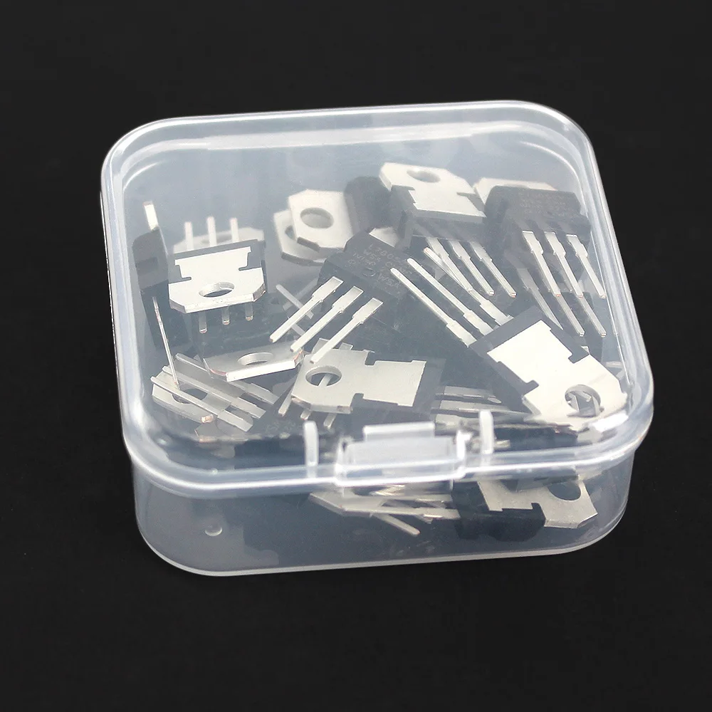 25PCS/Box Integrated Circuits L7805CV L7806CV L7808CV L7809CV L7810CV L7812CV L7815CV L7818CV L7824CV LM317T Voltage Regulator