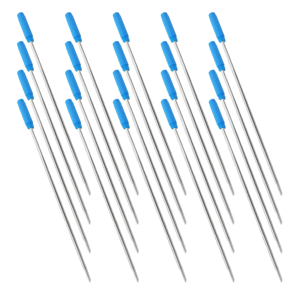 

20Pcs Ballpoint Pen Refills for Cross Pens Fine Point Pen Refill - Blue Ink mental pen refill ball point pen refill