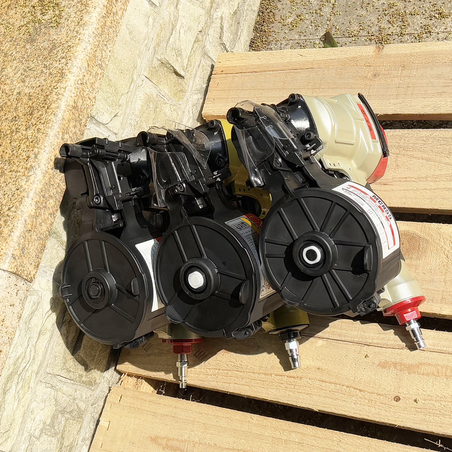 Air Coil Nailer นิวเมติกพาเลทปืนเล็บ CN55 สําหรับ 57 มม.เล็บ meite rgn rongpeng ยี่ห้อ