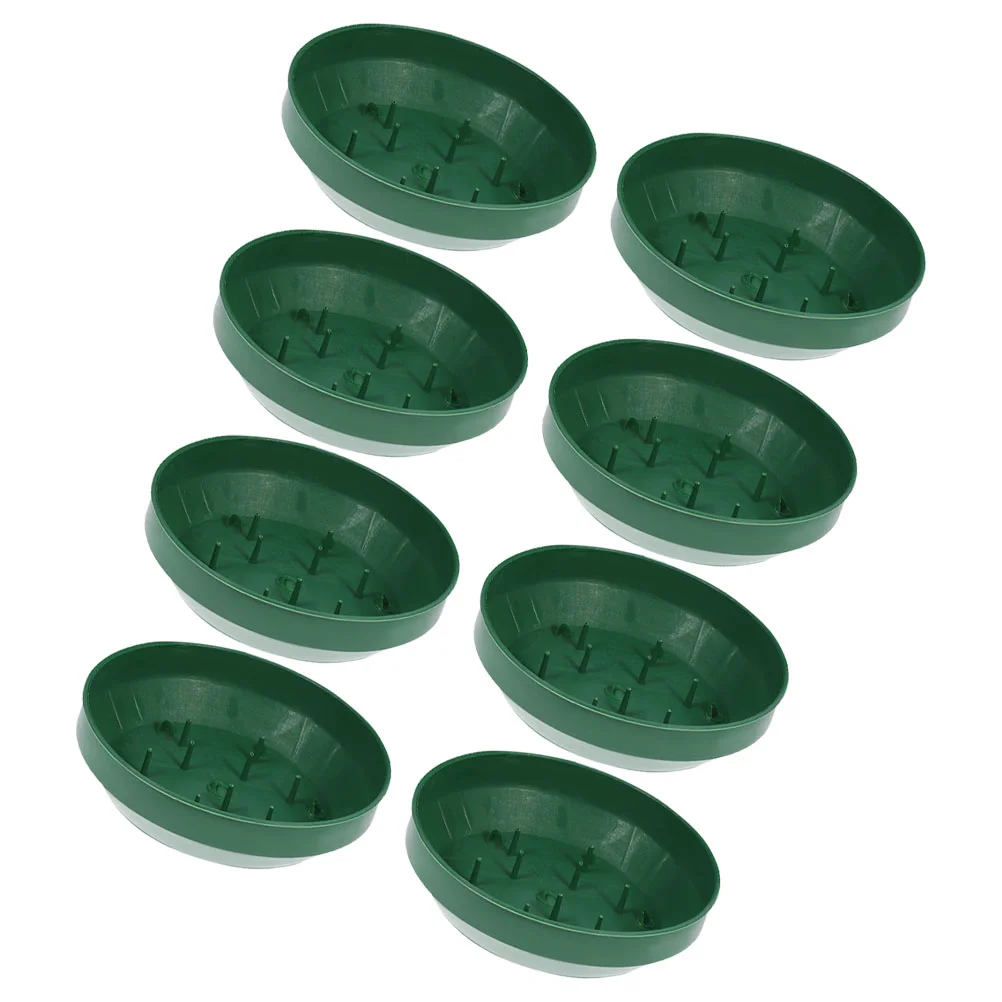 Plateau de boue de jardinage pour arrangement de fleurs en mousse, boîte de fournitures en plastique Floral 8 pièces