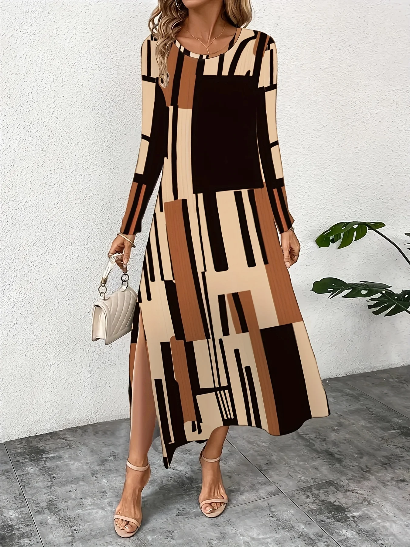 Abito da donna elegante alla moda Abito casual ampio Abito da donna Nuovo temperamento