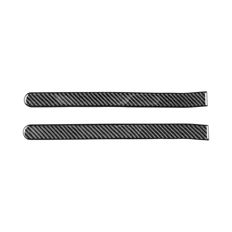 Superior-Carbon Fiber Rear Light Emblems Side Lamp Stripes Trim For Kia Stinger 2018-2023 Car Decoration Accessories Sticker
