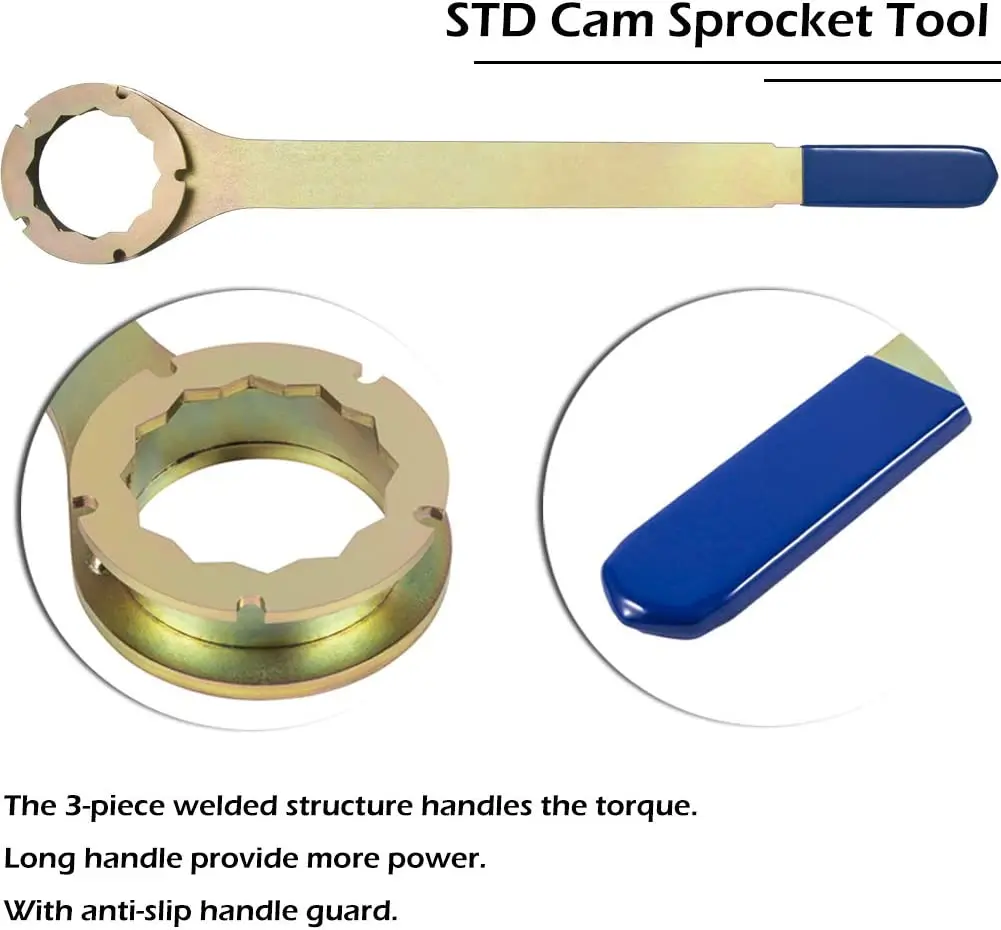 TML Einlass/Abgas Cam Kettenrad Schlüssel Werkzeug & Kurbel Pulley Wrench Halter Werkzeug & Motor Cam Getriebe Lock Werkzeug set für Subaru STD