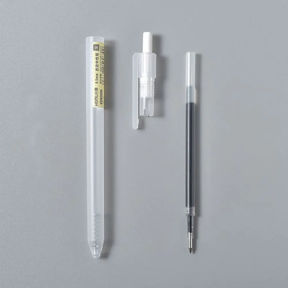 ปากกาปลายปากกาขนาด0.5มม. ปากกาสำหรับนักเรียนการสอบเครื่องเขียนในโรงเรียนปากกาด้ามไม้