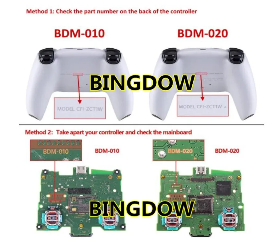 Esquerda e Direita Microfone Fita Flex Cable, substituição do cabo do microfone interno para PS5 DualSense Controller, V1, V2, BDM-010, 1.0, BDM-020, 2.0