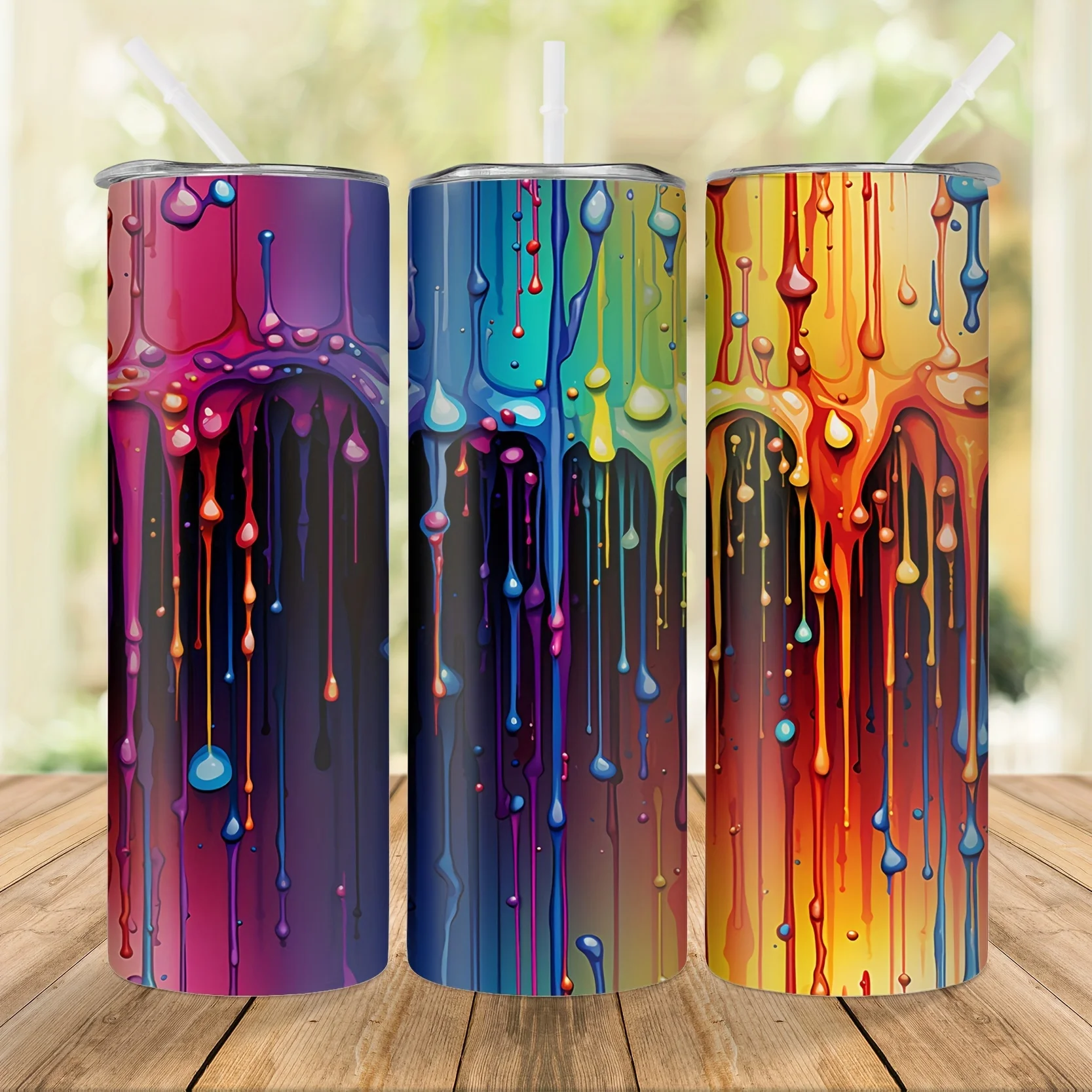 Travel Accessories Dropshipping - 1 unidade, Copo com pintura colorida