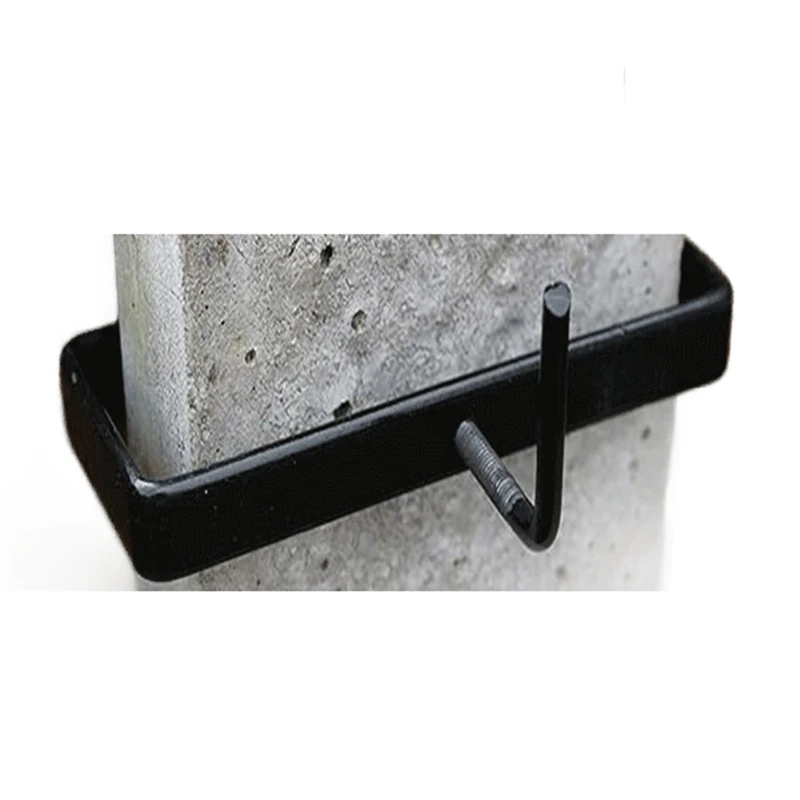 

Heavy-Duty Concrete Column Clip Fence Column Metal Fixing Bracket Is Suitable For 4-Inch Section Concrete Column