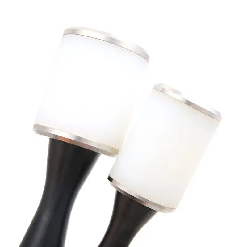 Leather Carving Nylon Hammer Leathercraft Carving Hammer DIY Sew Leather Craft Cowhide Punch Tool Kit with Wooden Handle