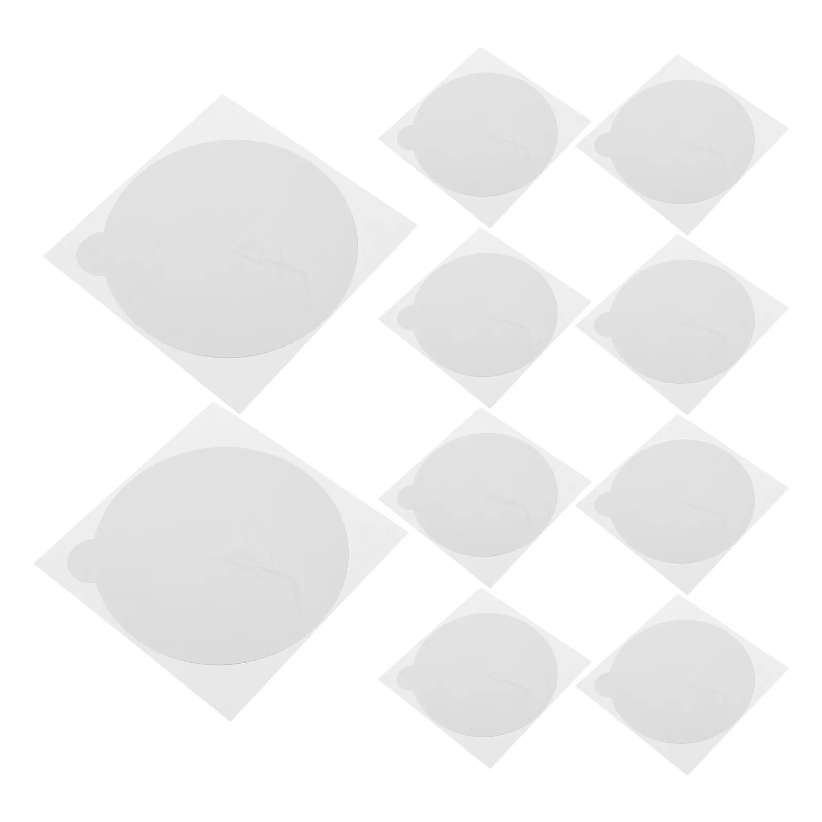 

100 шт. герметичных бумажных пленок для уплотнения, круглые наклейки-крышки 10 см для одноразовых стаканов для кофе, молока, чая, напитков, защита от проливания