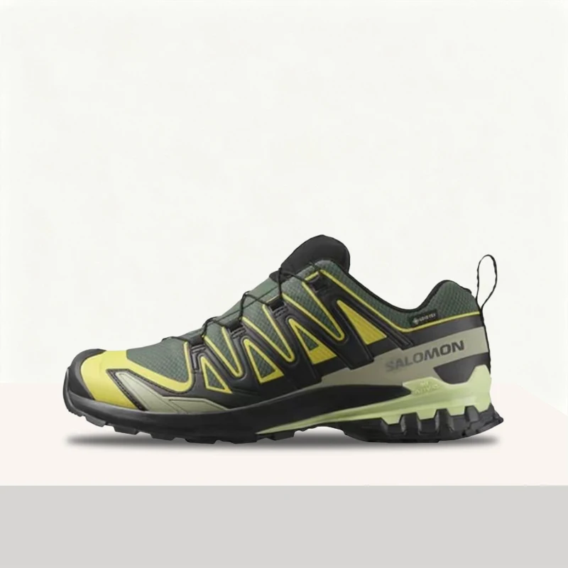 Salomon XA Pro 3D V9 GTX: Retro-inspired, high-performance, stylish, and breathable low-top running shoes for men Green 479804