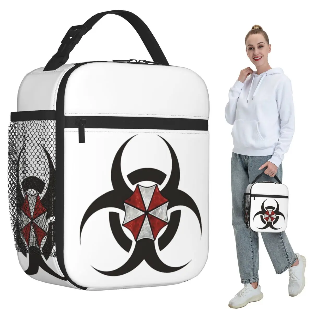 Umbrellas Biohazard Countermeasure Insulated Lunch Bag for Women Office Cooler Thermal Food Box Tote Lunch Boxes Container
