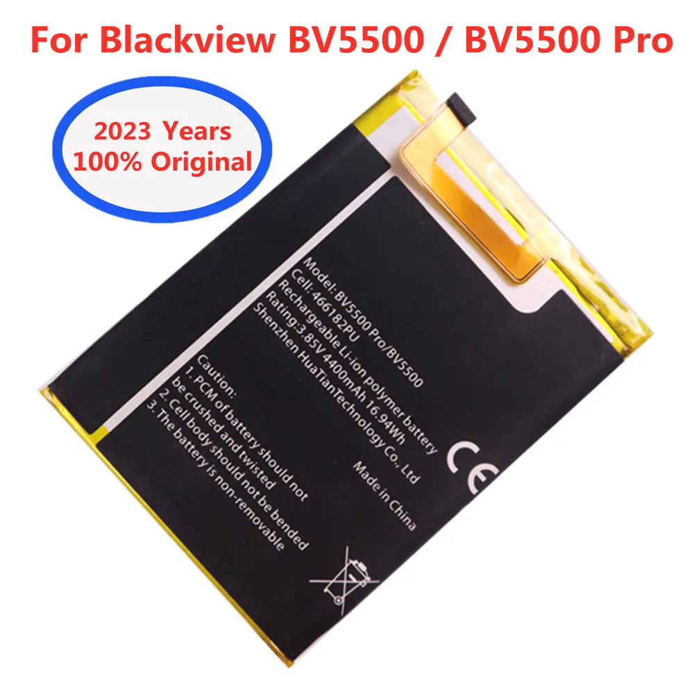 

2023 New 100% Original 4400mAh 466182PU Replacement Battery For Blackview BV5500 Pro BV5500Pro Smart Mobile Phone Batteries