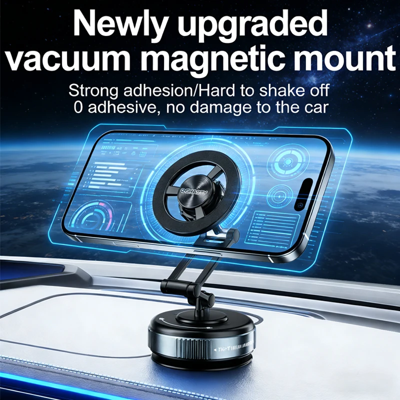 

Magnetic Phone Holder for Magsafe 360° Rotation Car Dashboard Navigation Strong Magnet Stand for iPhone 17 16 15 Pro/Plus Xiaomi