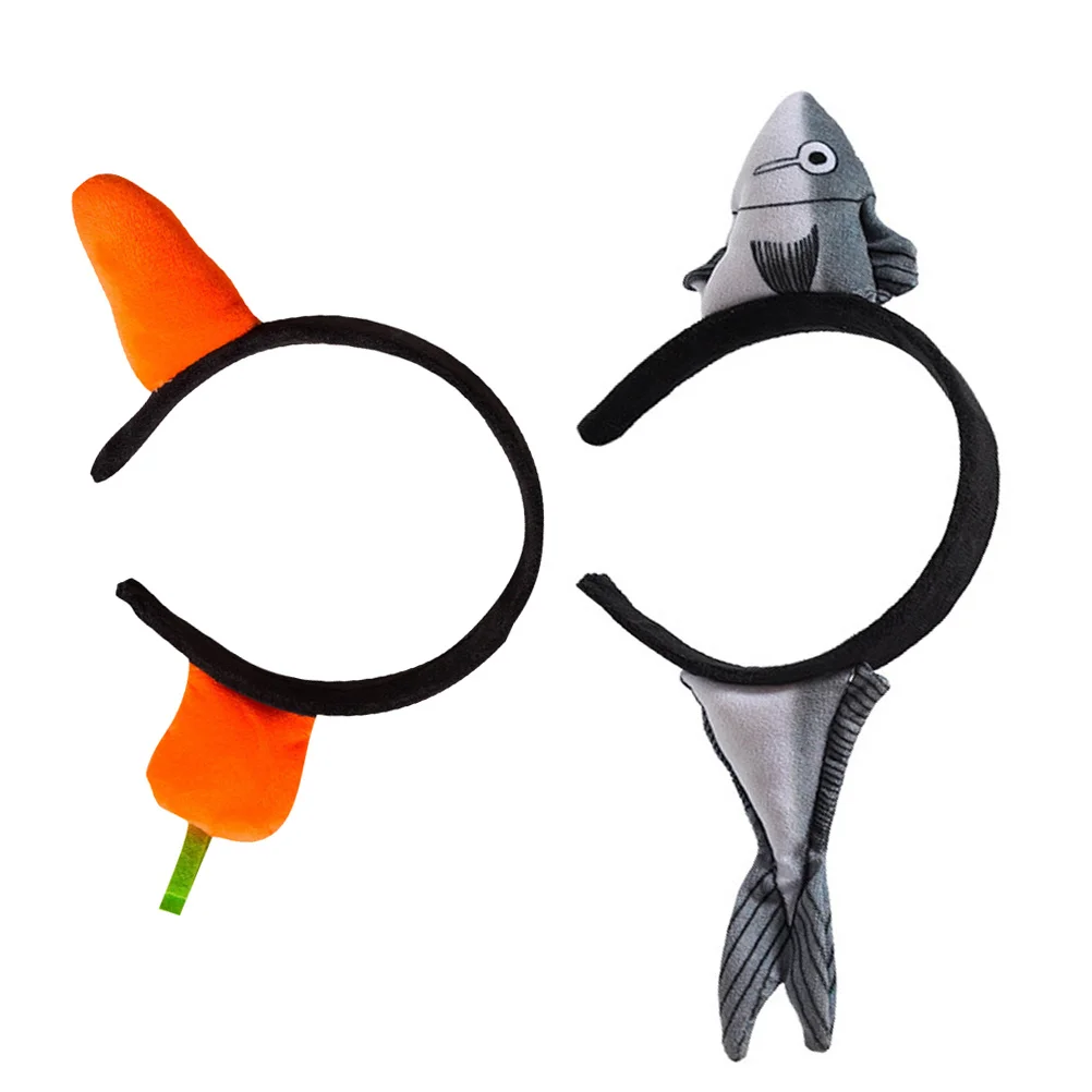 

2pcs Hair Hoops Premium Lightweight Funny Headbands Creative Party Supplies Festival Decorative Photo Props For All Ages