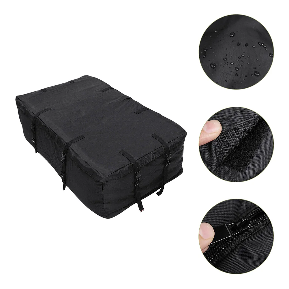 

Roof Bag Luggage Rack Cargo Carrier for Vehicle Waterproof Rooftop Dust-proof Storage Material: 420d Oxford Cloth Accessory