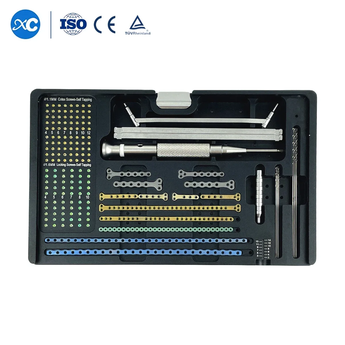 Wholesale XC Medico Veterinary Surgical Instruments ALPS 1.6mm Mini Locking Plate  Surgical Instrument Kit for Pet//