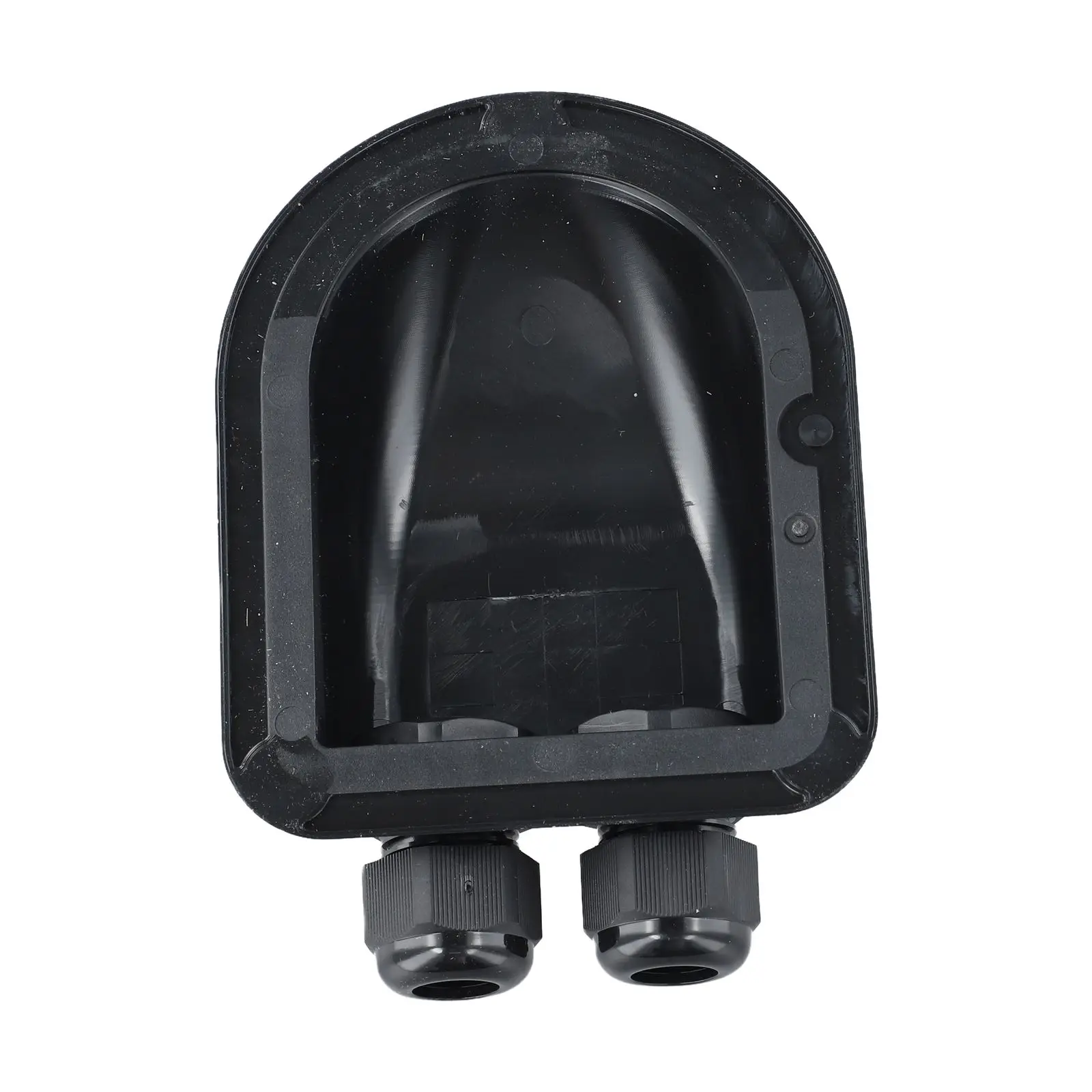 Sealed Double Hole Cable Grommet Box for Solar Panel Wiring Protection on RV Rooftops Boat Decks and Photovoltaic Frames