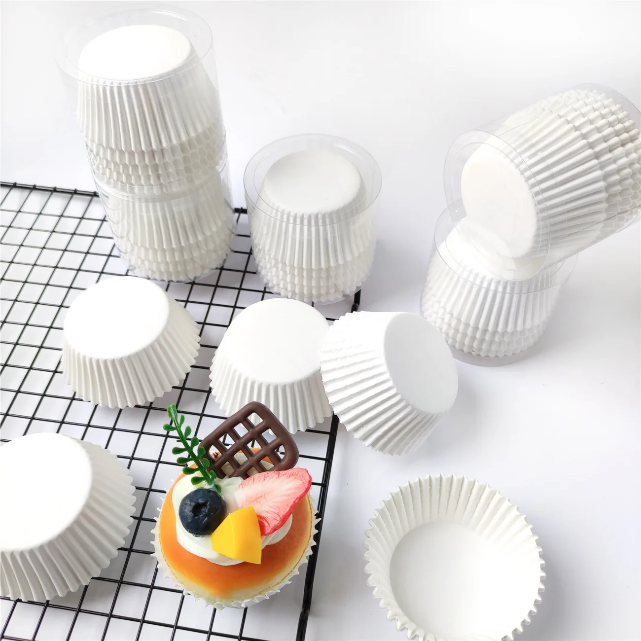 100pcs Mix Baking Cups Cupcake Liners Holders Paper Cup Baking Molds Greaseproof Muffin Wrappers Cupcakes Cake Tools