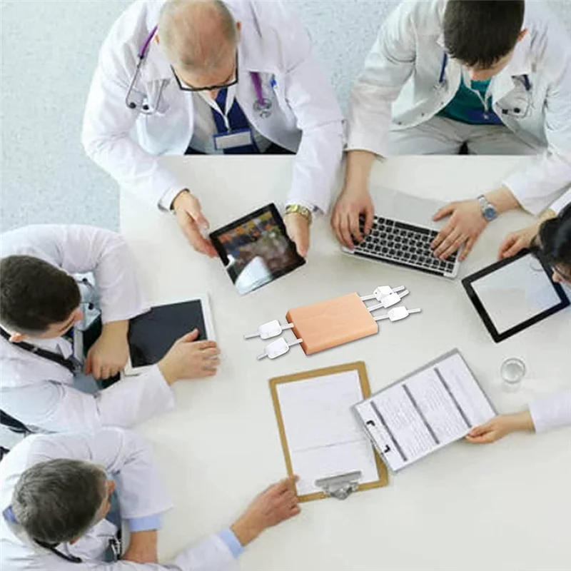 IV Injection Training Pad Model,Silicone Human Simulated Skin Injection Practice Pad For Nurse,Students Practice