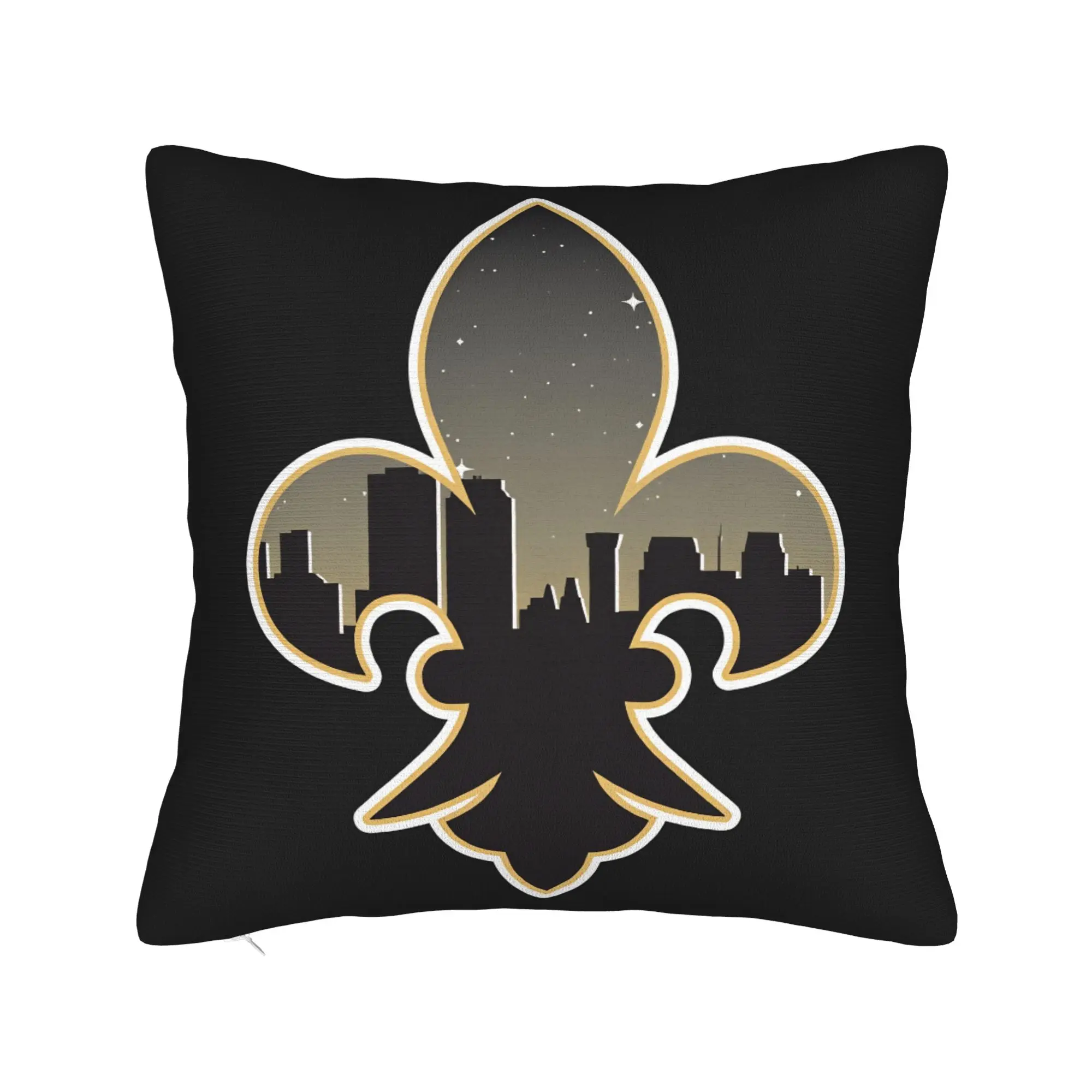 New Football Saints Fans Pillow Cover  Morden Pillow Case For Sofa Home Decor Soft Pillowcases Gift
