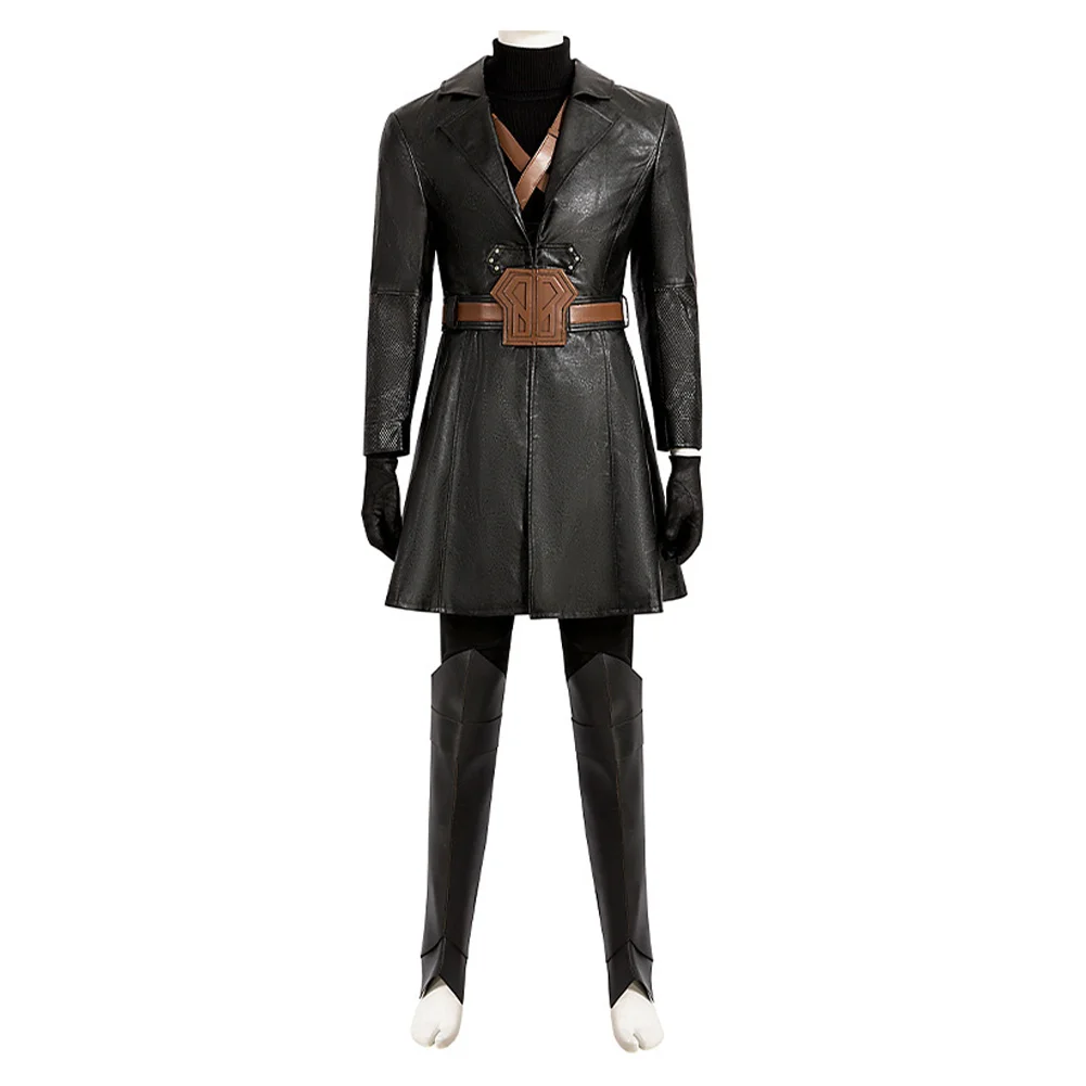 Sephiroth Final Cos Cosplay Kostuum Volwassen Fantasie Mannen Uniform Top Broek Riem Outfits Halloween Carnaval Feestpak