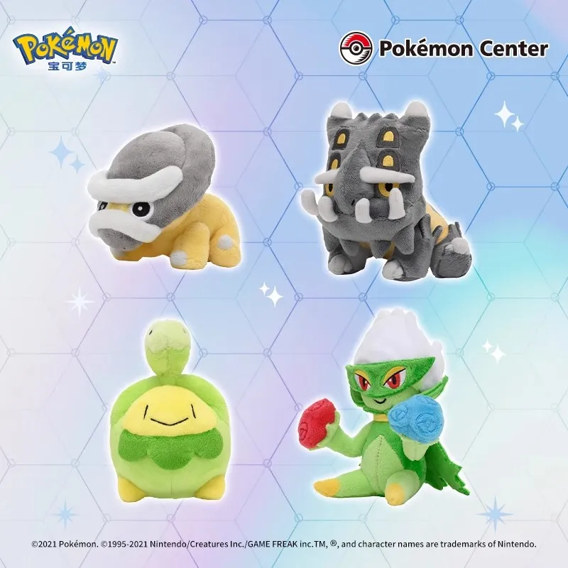 Pluszaki Pokémon z Regionu Sinnoh, seria Palm, kolekcja Cranidos Budew Burmy Shinx Roserade Wormadam Combee, prezent dla dzieci