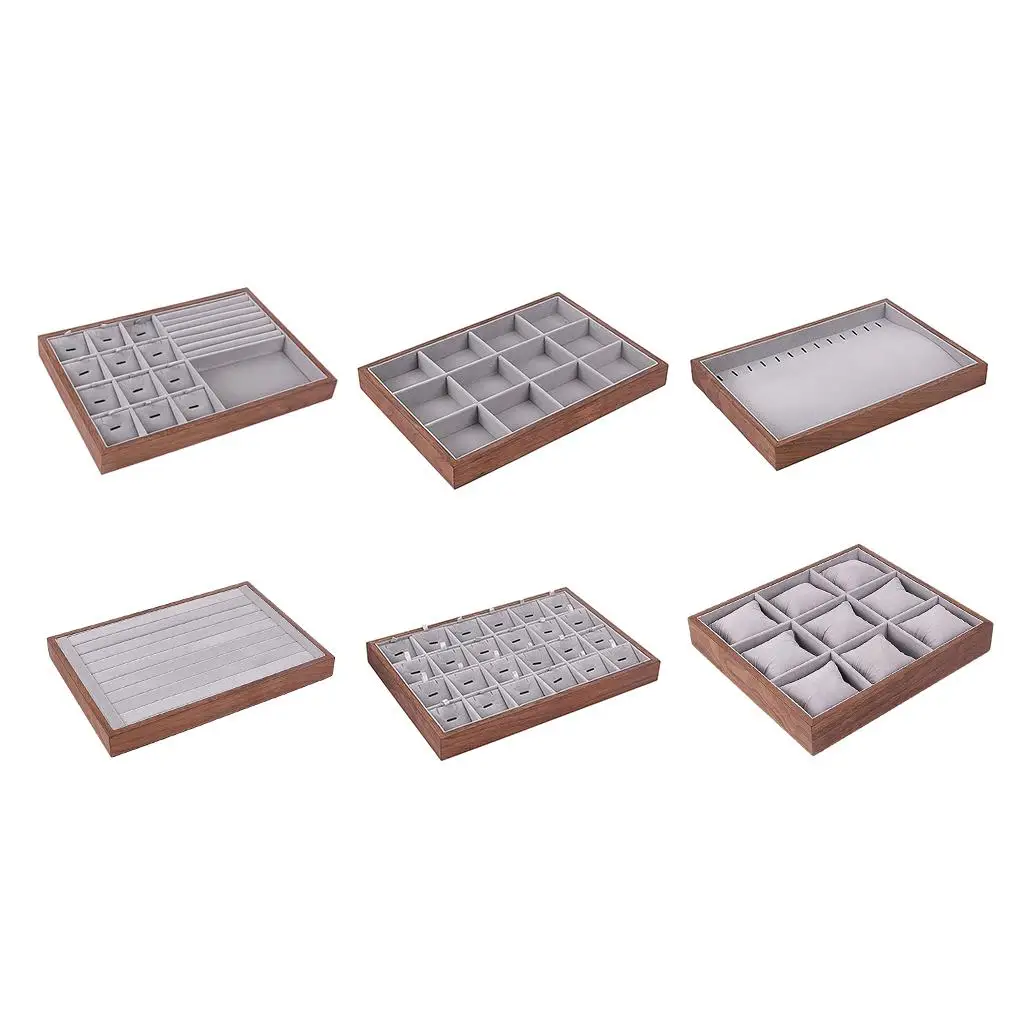 

Storage Box Jewelry Organiser Large Case Necklace Container Desktop Finishing