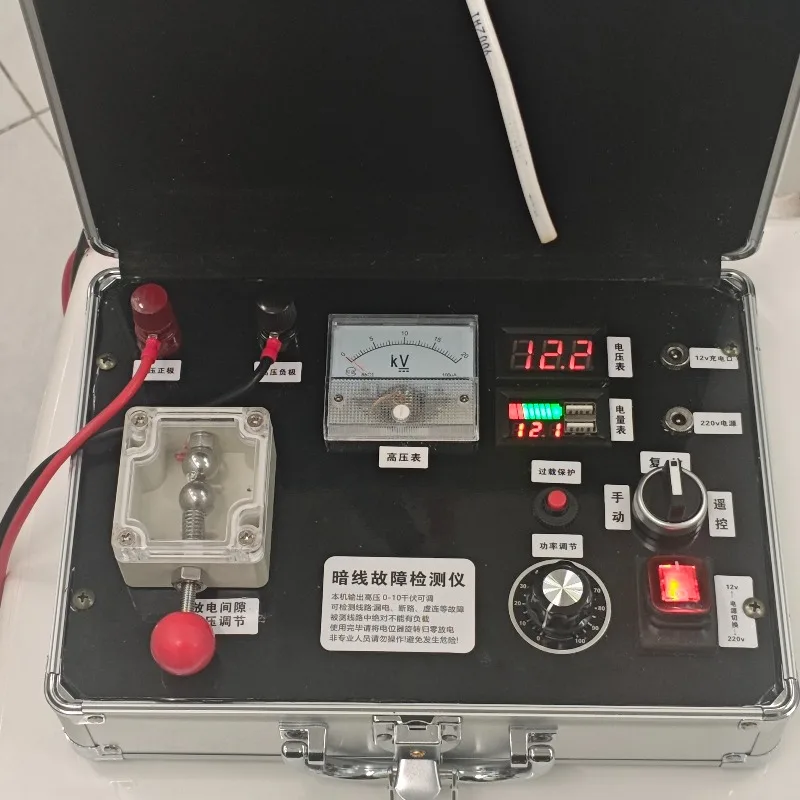 

Circuit dark line fault detection locator, fault detection locator