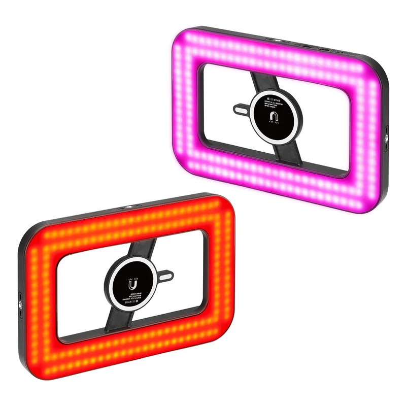 

Перезаряжаемая видеоустановка для смартфона S4Rgb, с комплектом освещения, портативная телефонная камера со стабилизатором магнитной клетки