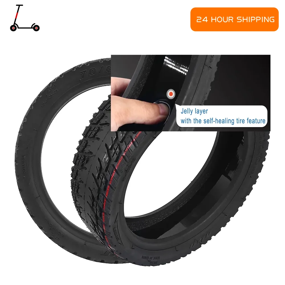 

Самовосстанавливающаяся бескамерная шина 70/60-7,5, 11-дюймовая внедорожная шина для электрического скутера Ninebot ZT3/ZT3 Pro