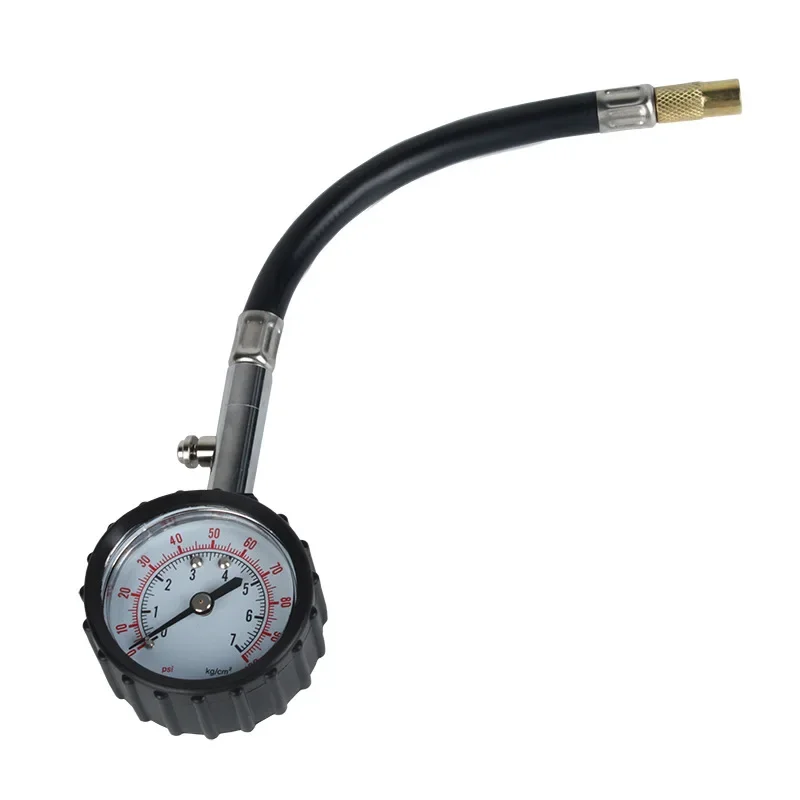 Long tube tire pressure gauge 0-100Psi high-precision tire pressure tester car motorcycle general