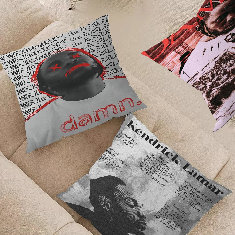 Kendrick Lamar Music Personalized Pillow Dust Cover Bedroom Kids Party Decoration Pillowcase Birthday Children Gift