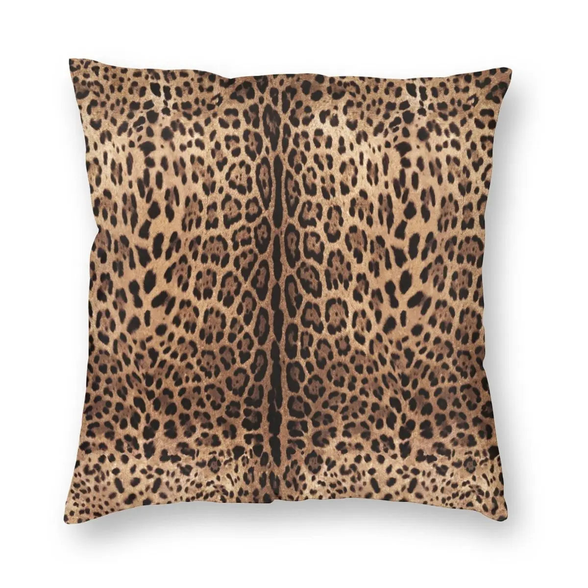 

Квадратная наволочка с леопардовым принтом, наволочка, подушка для дома, спальни, автомобиля