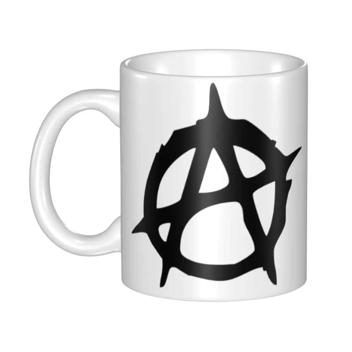 

Кофейные кружки с символом анархии, сделай сам, индивидуальная керамическая кружка, креативный подарок