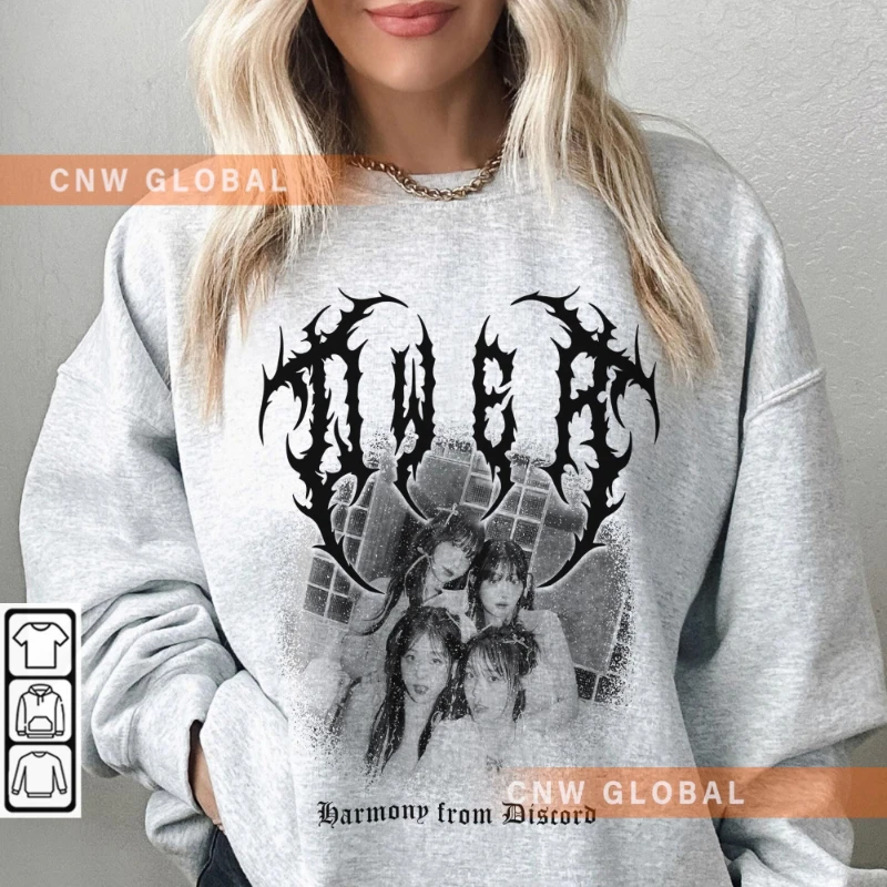 

Qwer Kpop Shirt, Harmony From Discord Album Sweatshirt 5, Qwer Harmony From Discord Vintage Graphic Music Unisex Gifts Fan