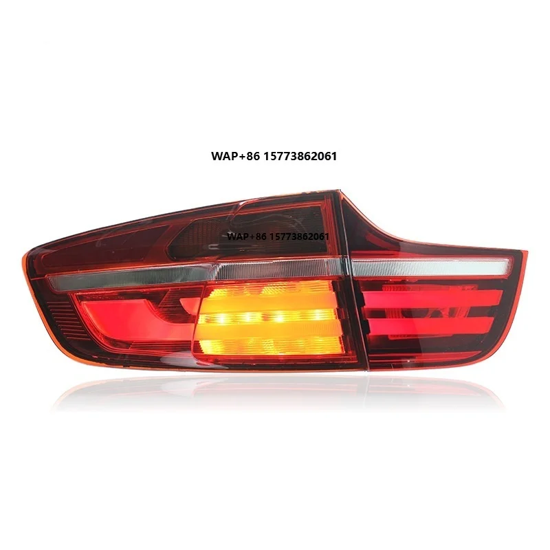 

1 Unit LED Guide Driving Brake Steering Red Lens 12V New Condition for X6-E71 08-14 Tail Light Assembly Modification