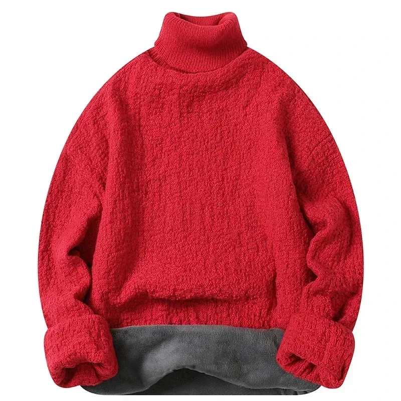 

New Men's Cashmere Thickened Premium Comfortable Versatile Breathable Fashionable Sweater Outdoor High-quality Pullover Sweater