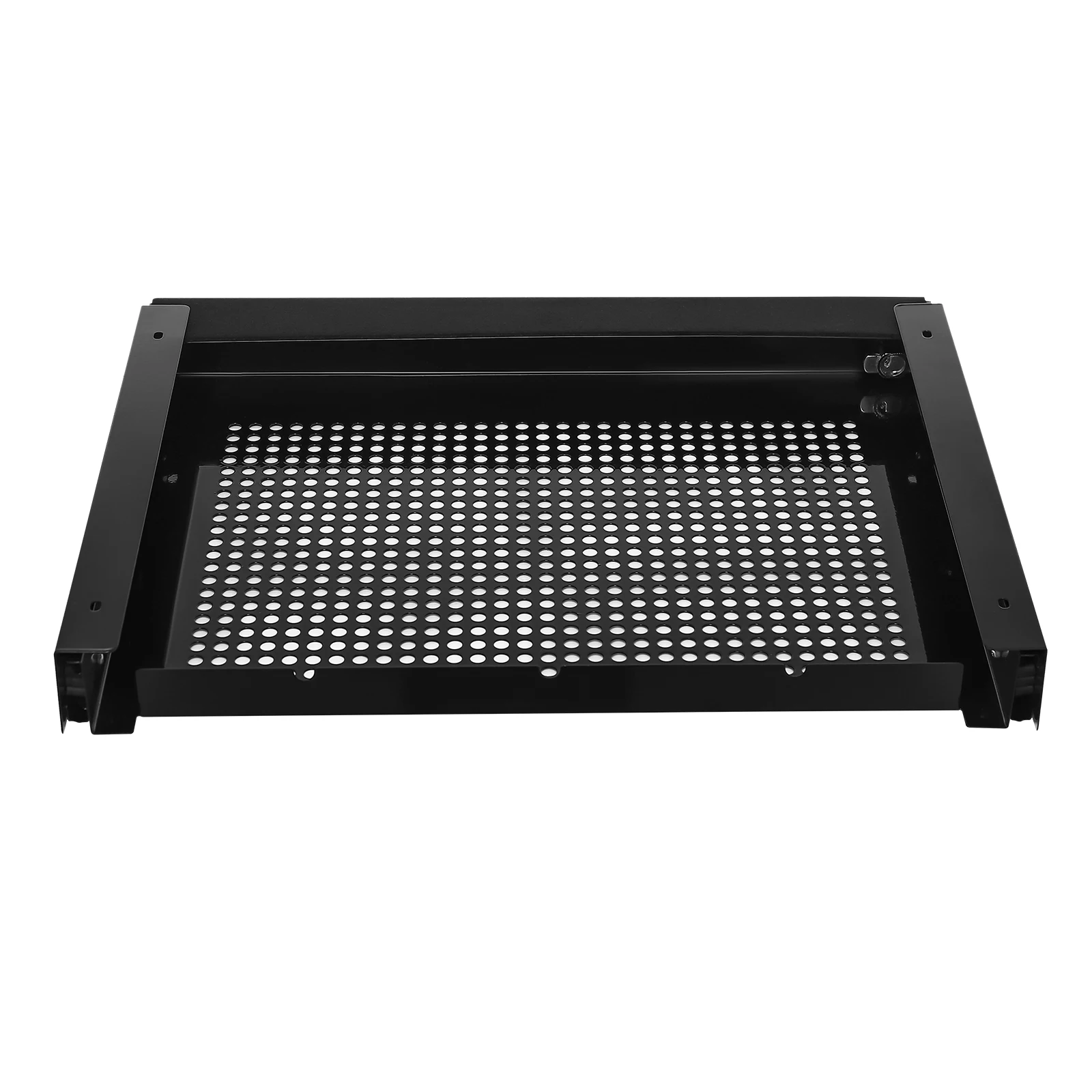 

Under Desk Sliding Drawer - Black Hidden Storage Organizer for Keyboard, Mouse & Office Supplies, Lockable