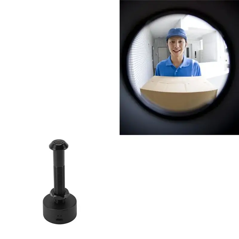 ABFU-Smart Wifi Peephole Camera 1080P HD 150° Wide Angle Lens For Enhanced For Home Security Monitoring