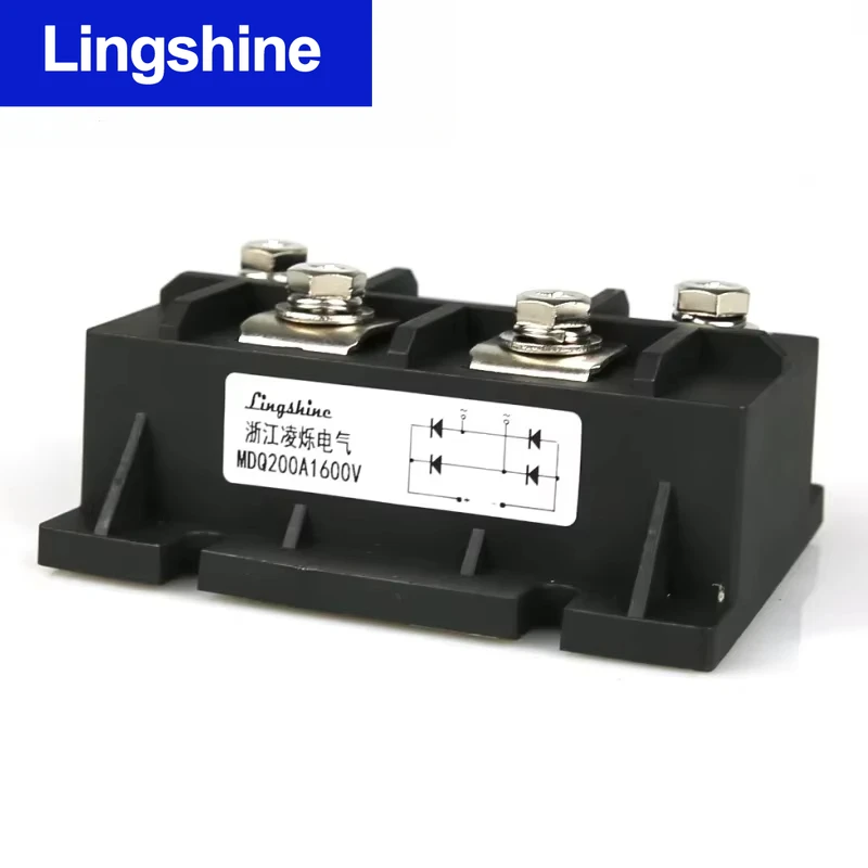 1pieces MDQ200A 1-Phase Diode Bridge Rectifier 200A Amp 1600V Single Phase Bridge Rectifier