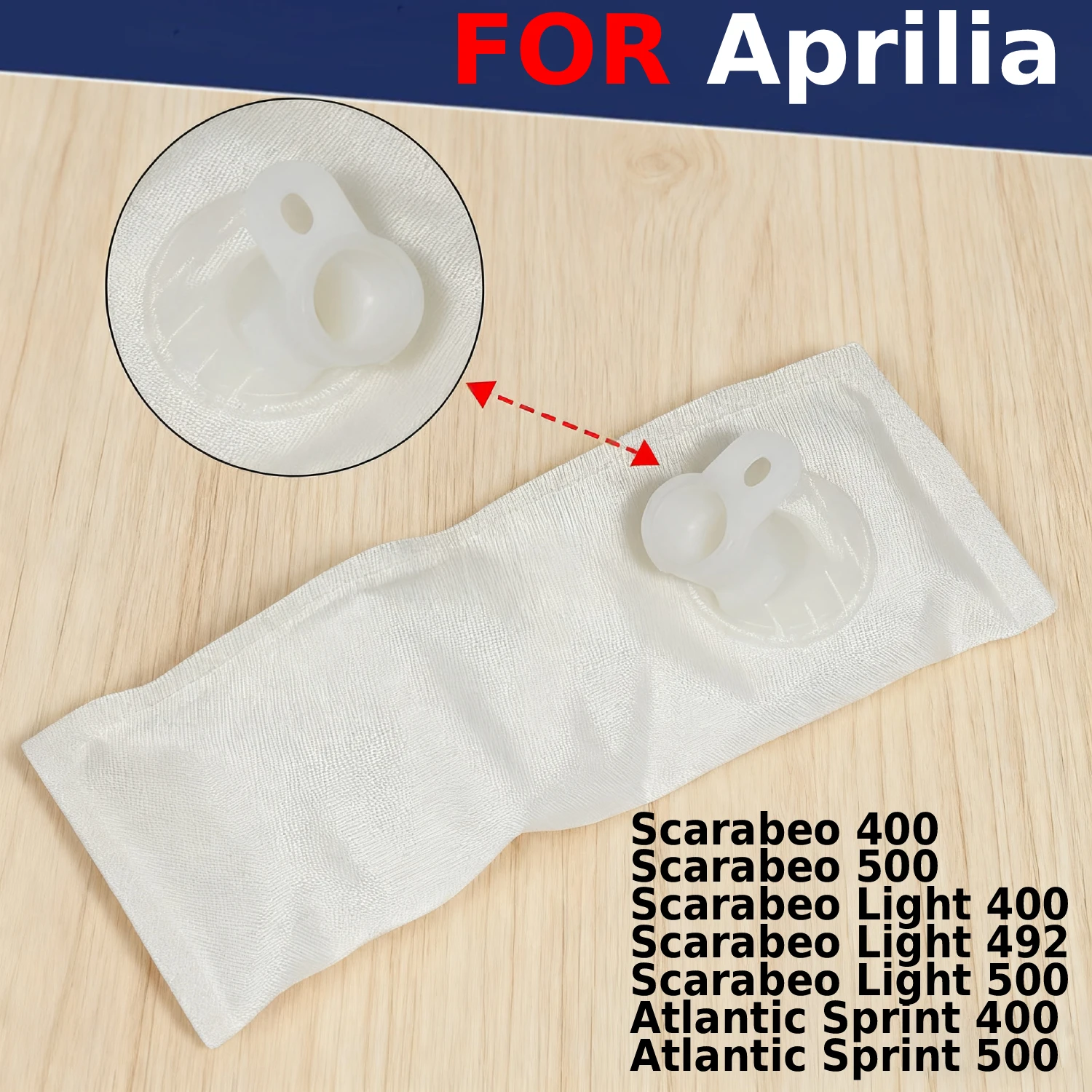 

Motorcycle Fuel Pump Filter Element Filter Screen for Aprilia Scarabeo Light 400 492 500 and Atlantic Sprint 400 500 2003-2008