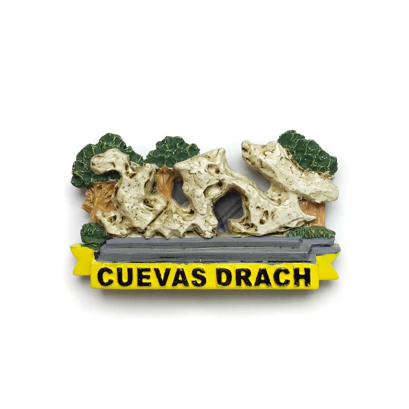 

Spanish Dragon Cave Scenery (CUEVAS DRACH), 3D three-dimensional resin refrigerator sticker -decorated with powerful magnets