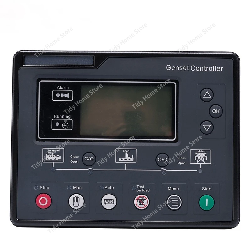 The 6120U generator set automatic start-stop controller replaces the HGM6120U control module