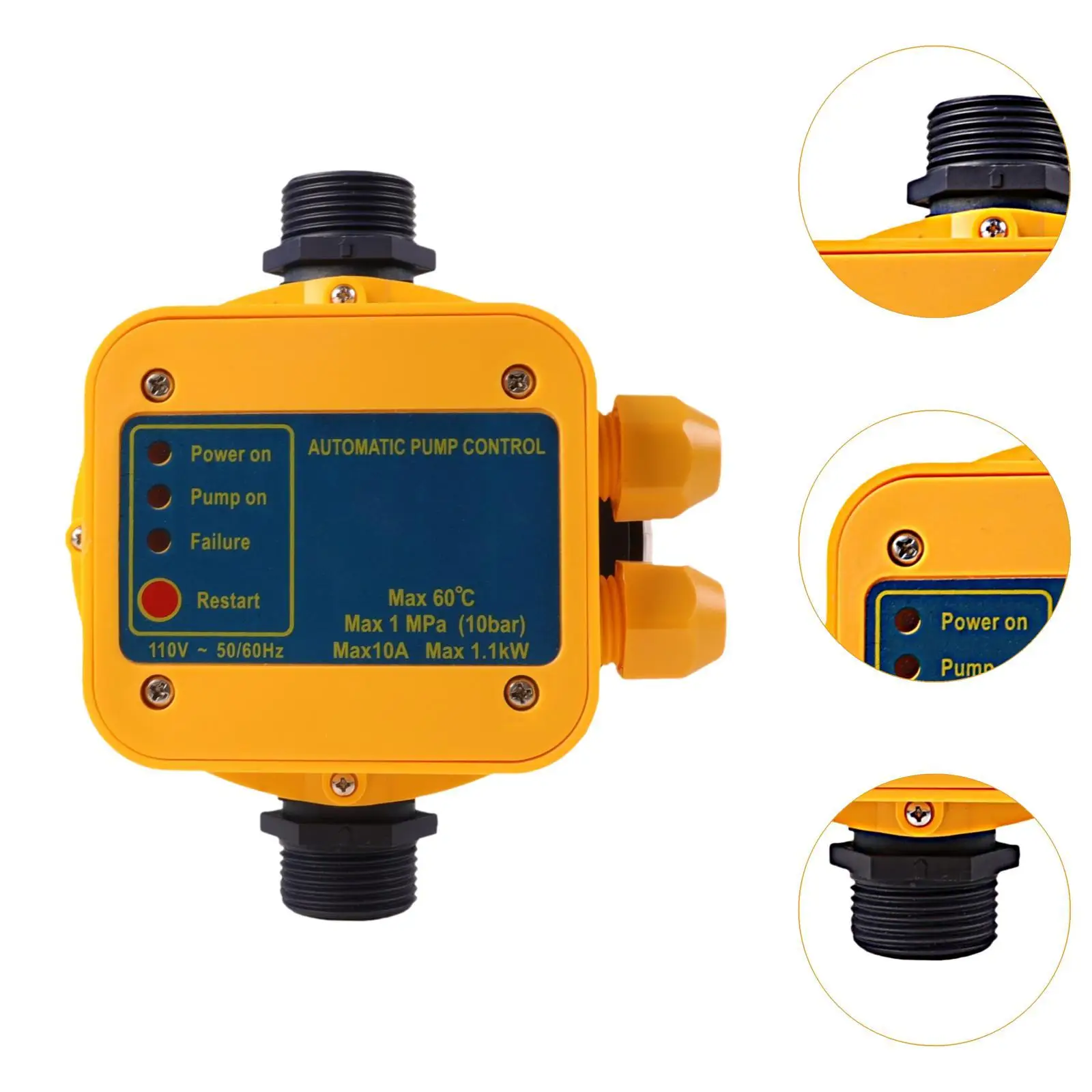 Water Pump Pressure Controller Multifunction Intelligent Waterproof Automatic