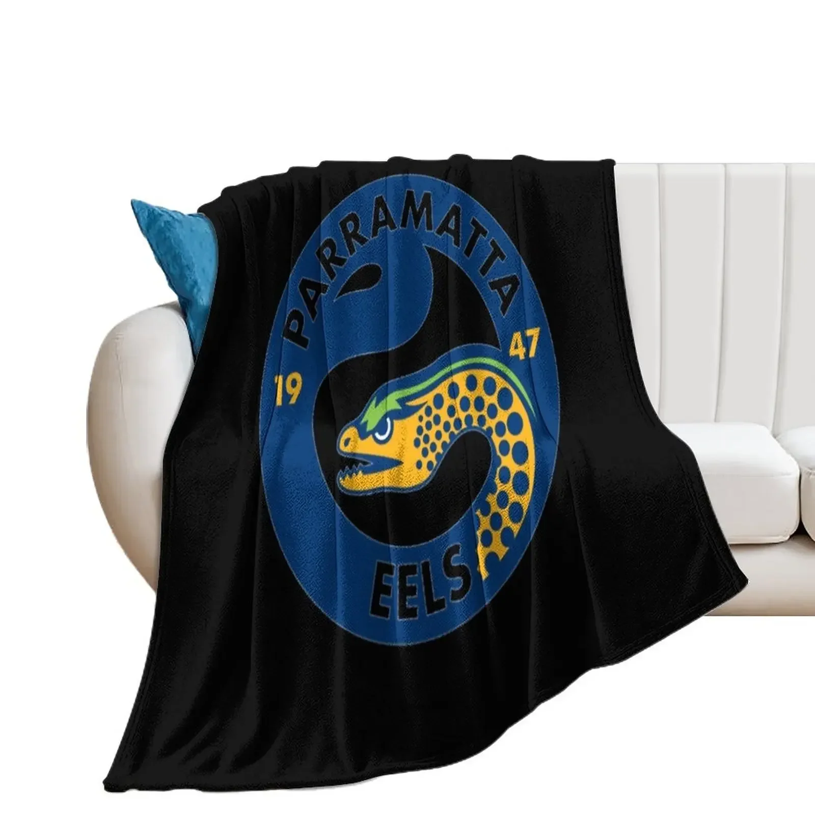 Parramatta eels Throw Blanket Decorative Throw cosplay anime Large Blankets