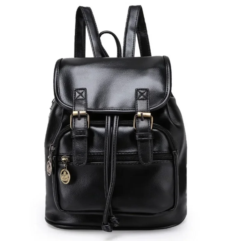 Fashion women fashion designer brand backpacks vintage pu shoulder bag retro small lady schoolbag mochila cute bags