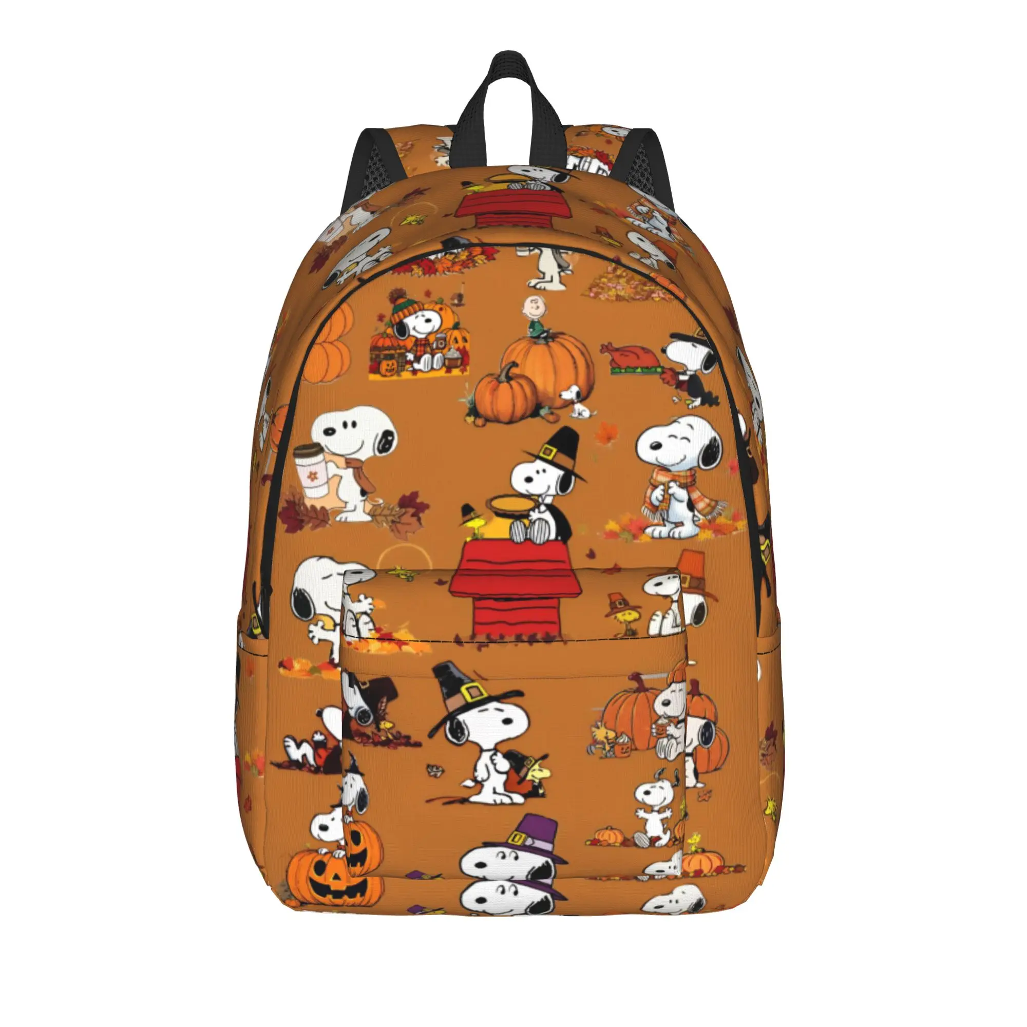 Snoopys Fall Fashion Backpack Durable Student Work  Daypack for Men Women Laptop Canvas Bags