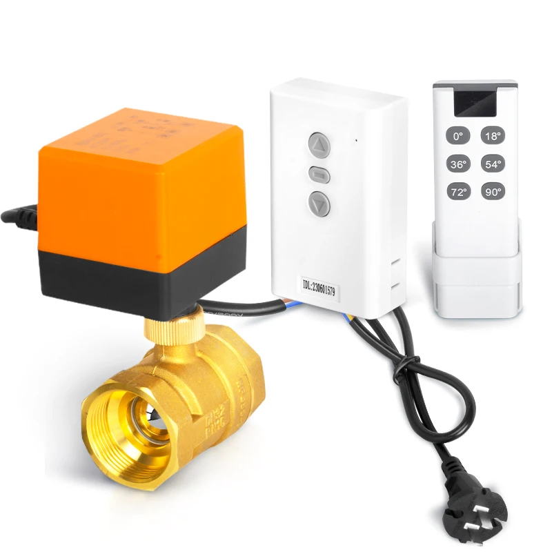 Easy to Install Intelligent Brass Electric Ball Valve Can Remotely Control the Flow Rate to Adapt to a Variety of Environments